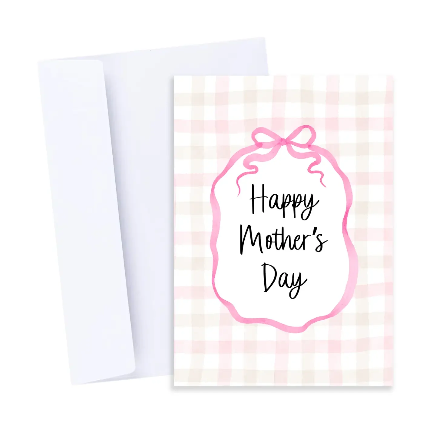 Card - Popsy Press - Happy Mother’s Day Pink Gingham