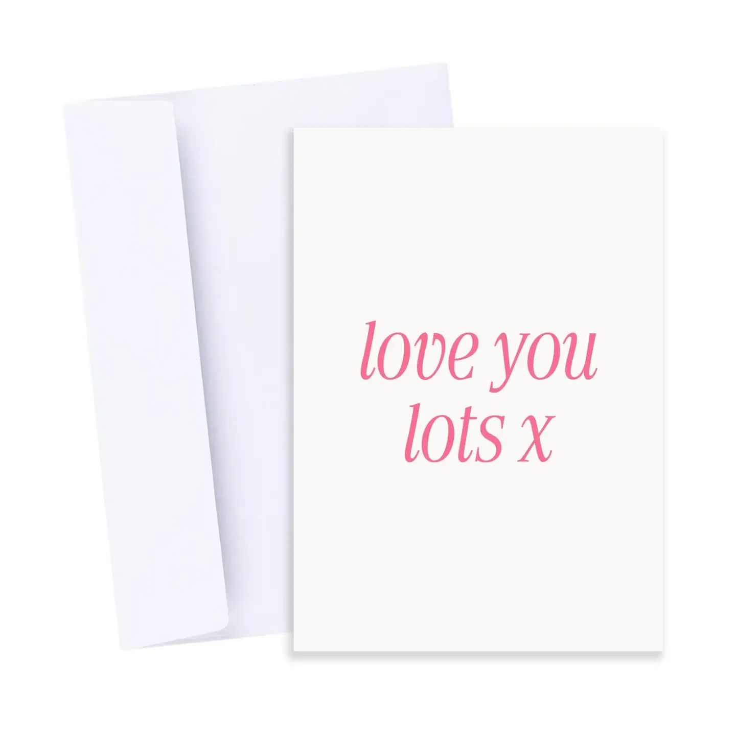 Card - Popsy Press - love you lots x