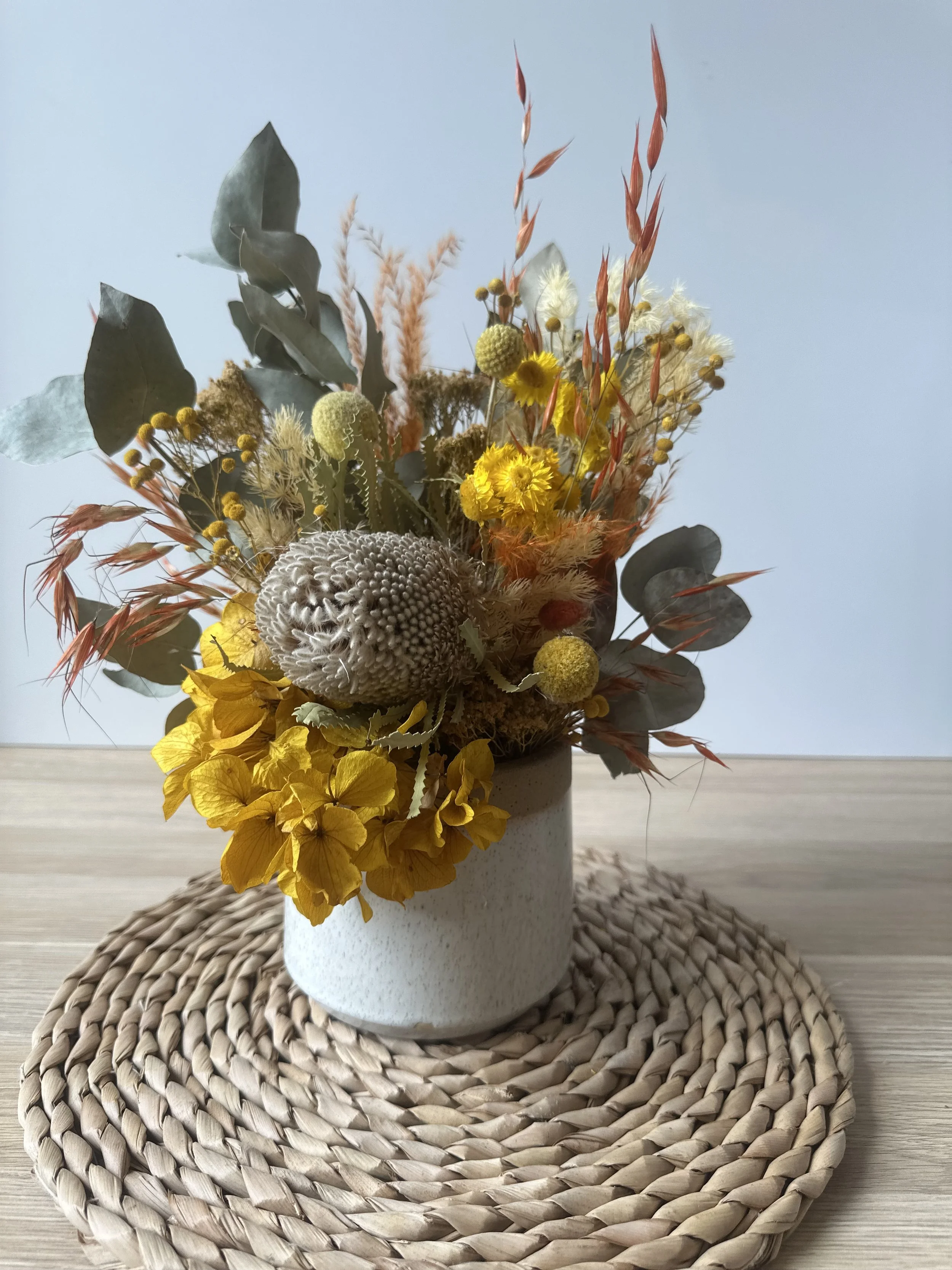 Dried Flower Arrangement - Moderate Native