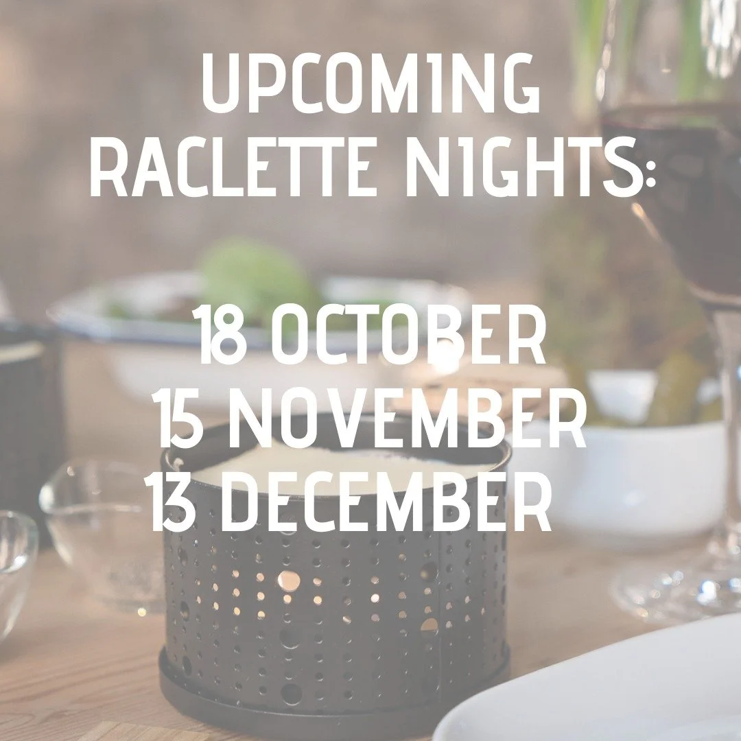 Goodbye September, hello October!

I'm not quite sure where the past month has gone but we're definitely moving into melty cheese season. 

Our raclette nights are filling up fast so if you do want to join us then please get in touch to book your spa