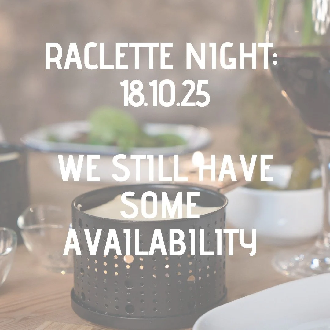 There's still some availability for tomorrow night's raclette night. 

We have tables at both 6pm and 8pm so get in touch if you'd like to enjoy an evening of melty cheese, it's definitely the weather for it!

#raclettecheese 
#raclettecheese🧀 
#wha