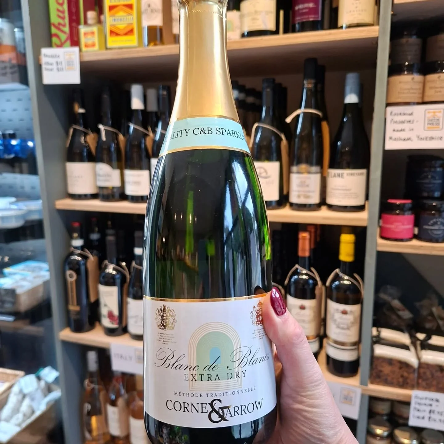 However you're spending NYE we've got the cheese and the fizz! Or if you want to make it easy you can order one of our popular grazing boxes.

Blanc de Blancs is a French sparkling wine made just like champagne, a blend of Colombard, Chardonnay and C