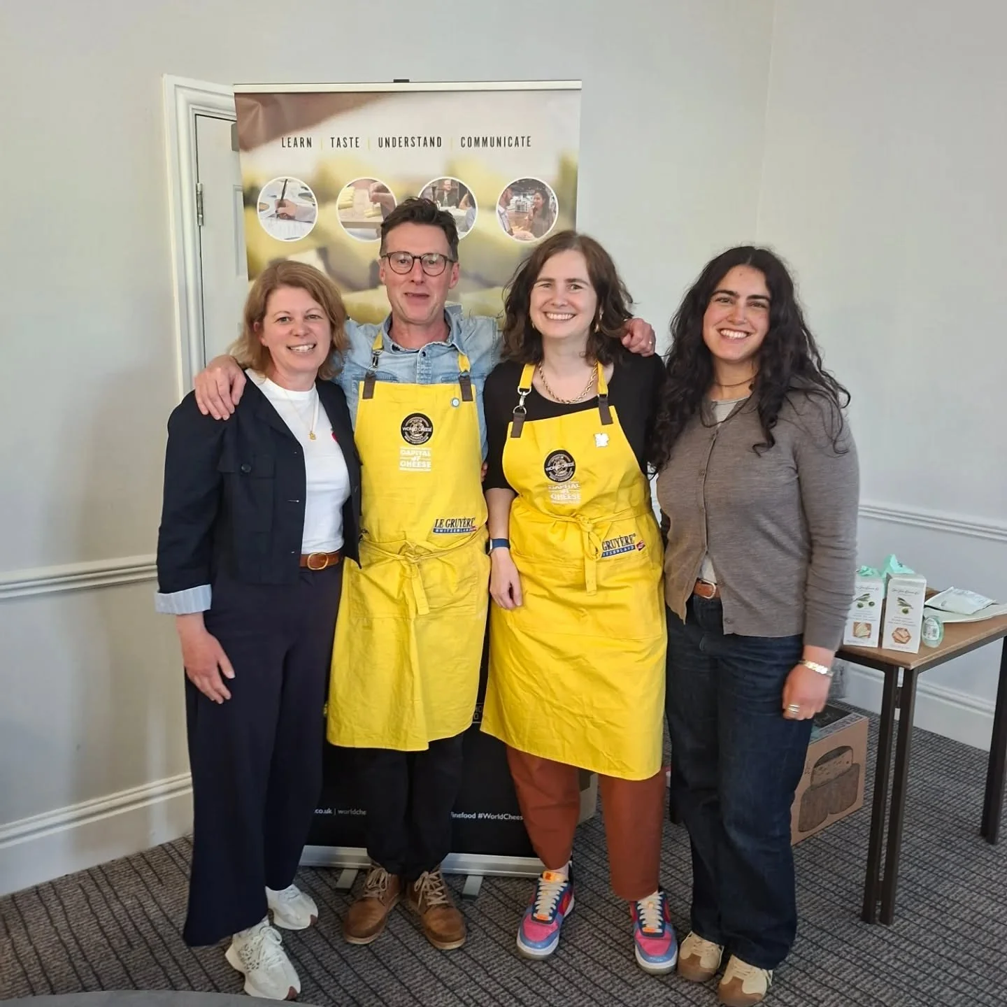 It's been a busy week!

Yesterday we headed to Harrogate to attend the Retail Cheese course with the @guildoffinefood.

A very useful course delivered by @patrickmcguigan1 and @herohirsh and a great opportunity to share both ideas and challenges!

On