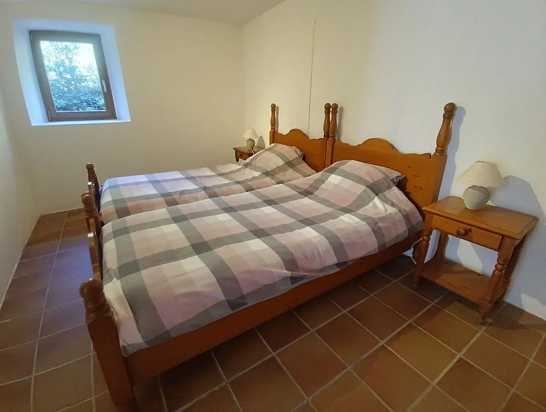 Gîte Tilleul - Seconde chambre avec 2 lits de 90 x 190 cm