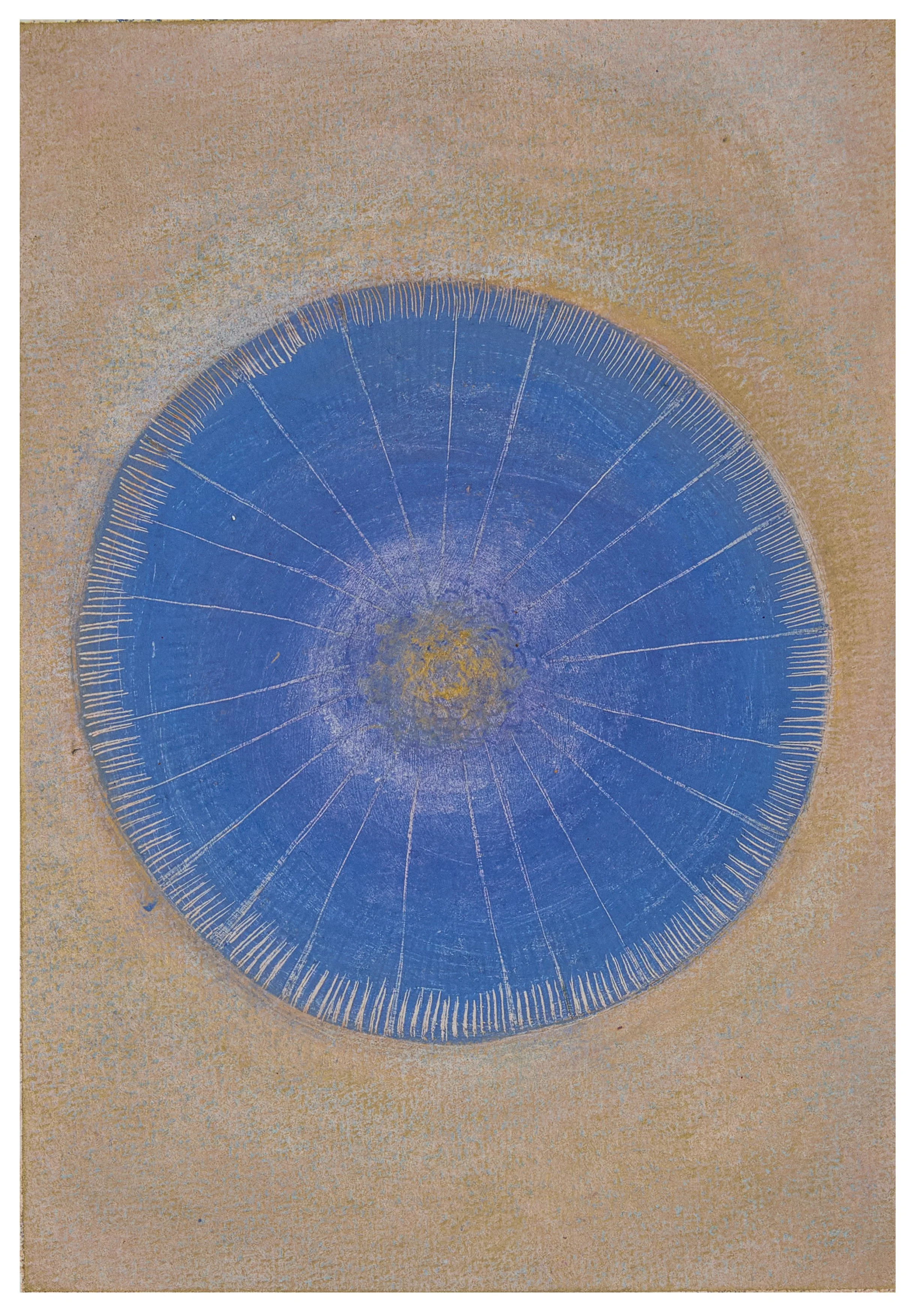 The Beginning.
Mixed media on paper, 15cm x 21cm, 2025.