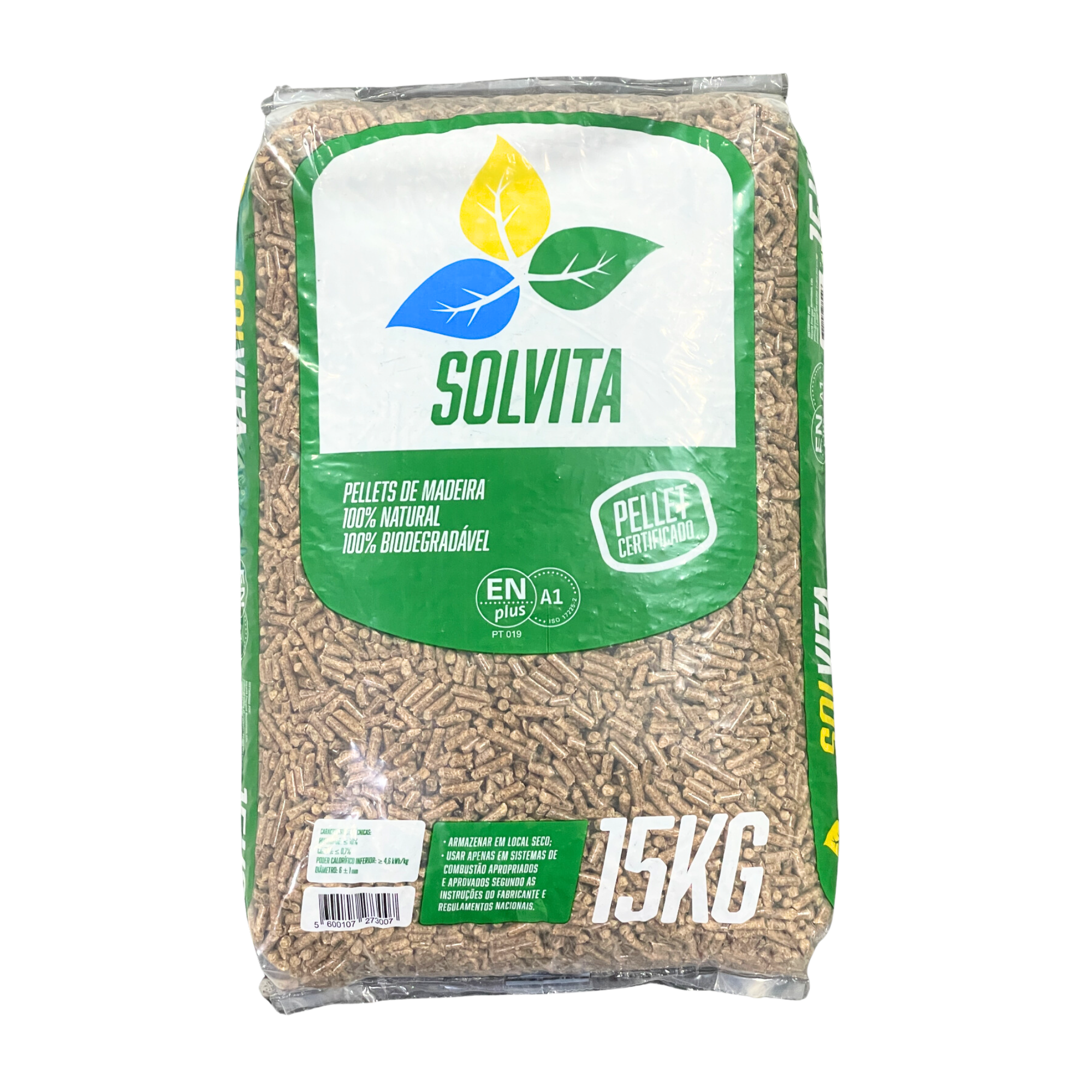 Saco Pellets Solvita 15kg