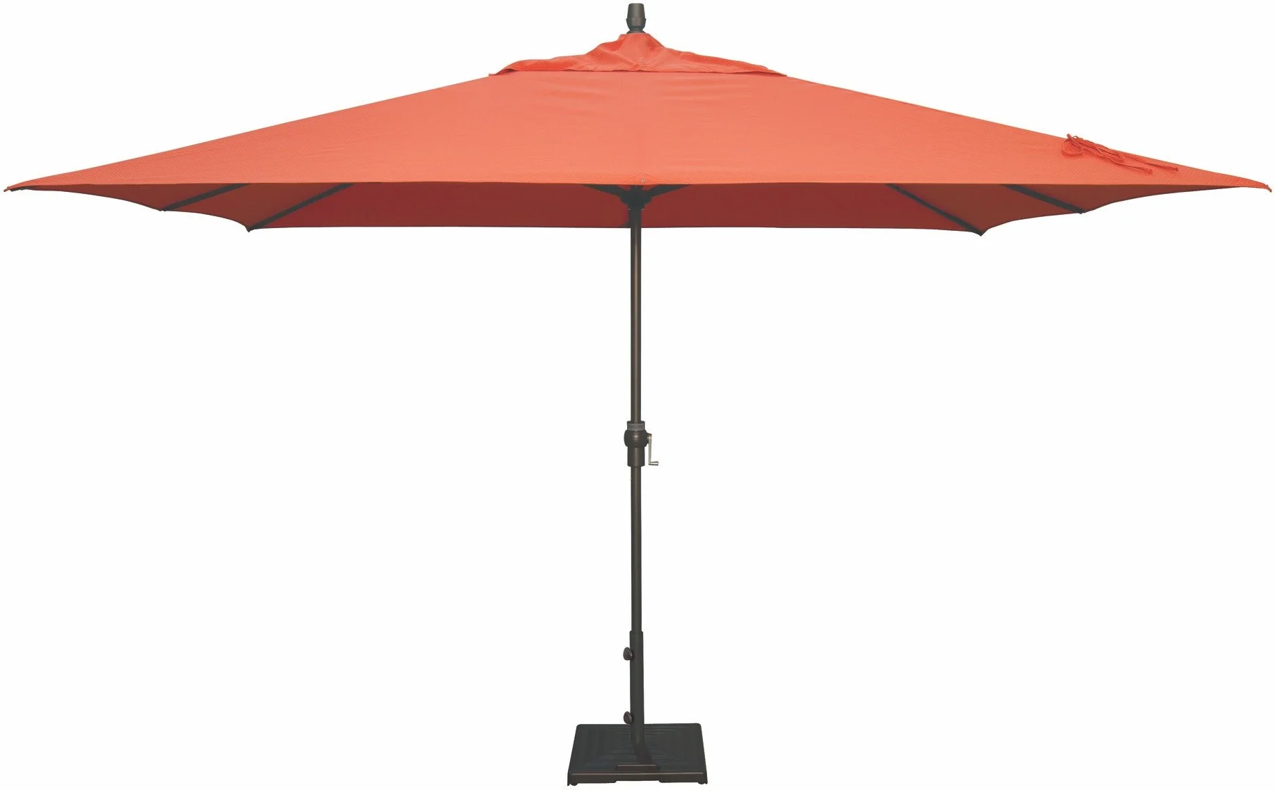 11 foot tilting patio umbrella AKZ Plus 11' Cantilever Umbrella - Black Frame & Taupe Canopy