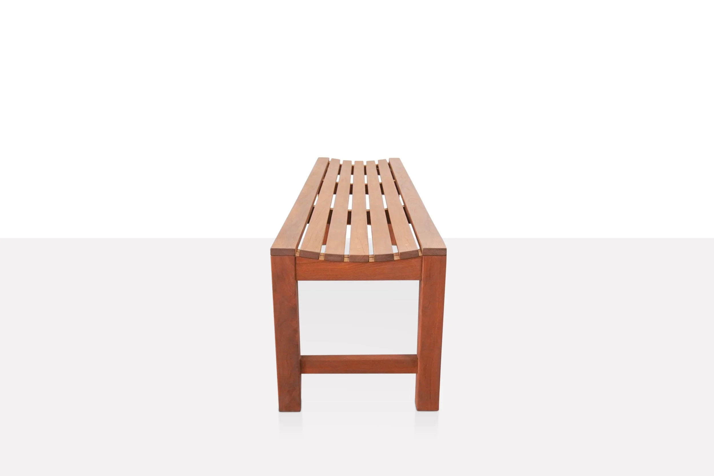 63" Classic Backless Bench — TEAKMAN