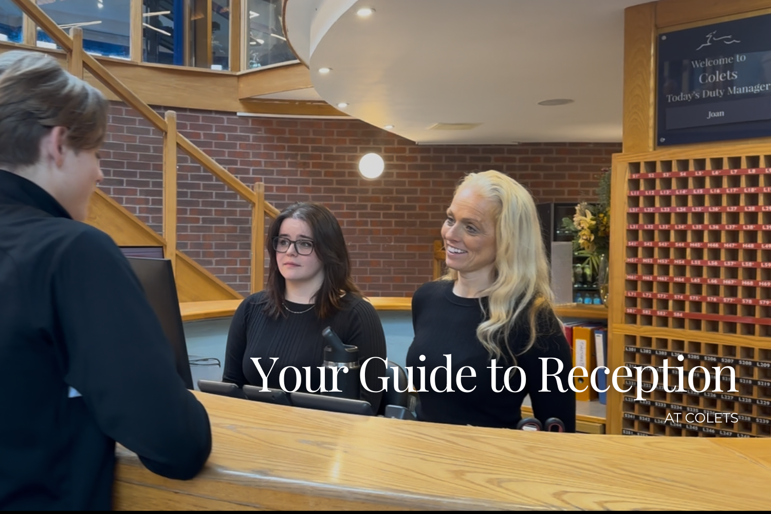 Your Guide to Reception at Colets