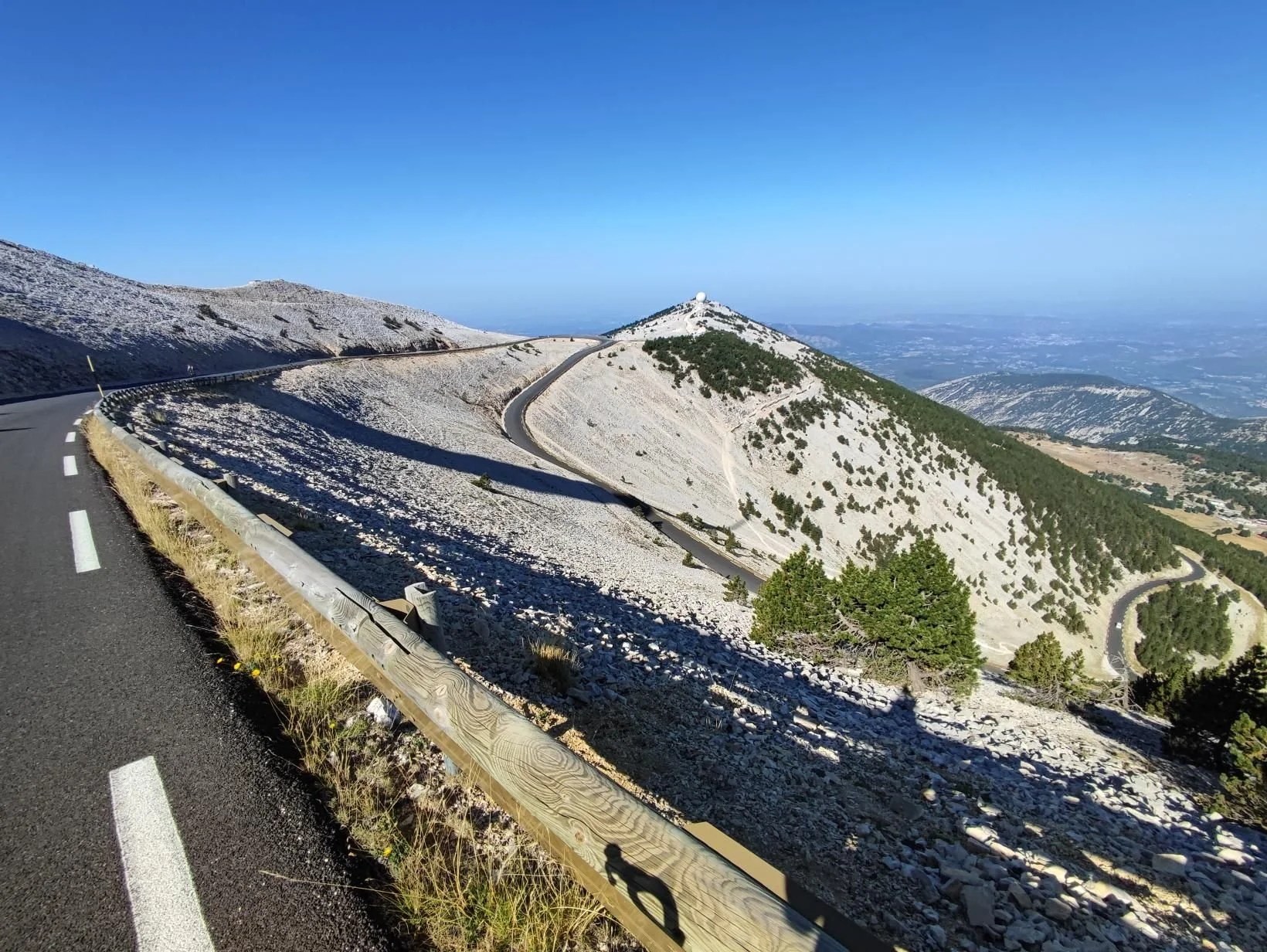 Vistas lindas durante a subida