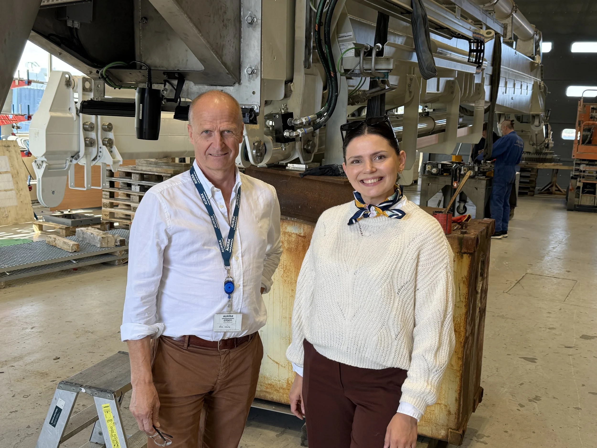 Aukra Maritime, familieeierskap, høy trivsel og gode ordrebøker.