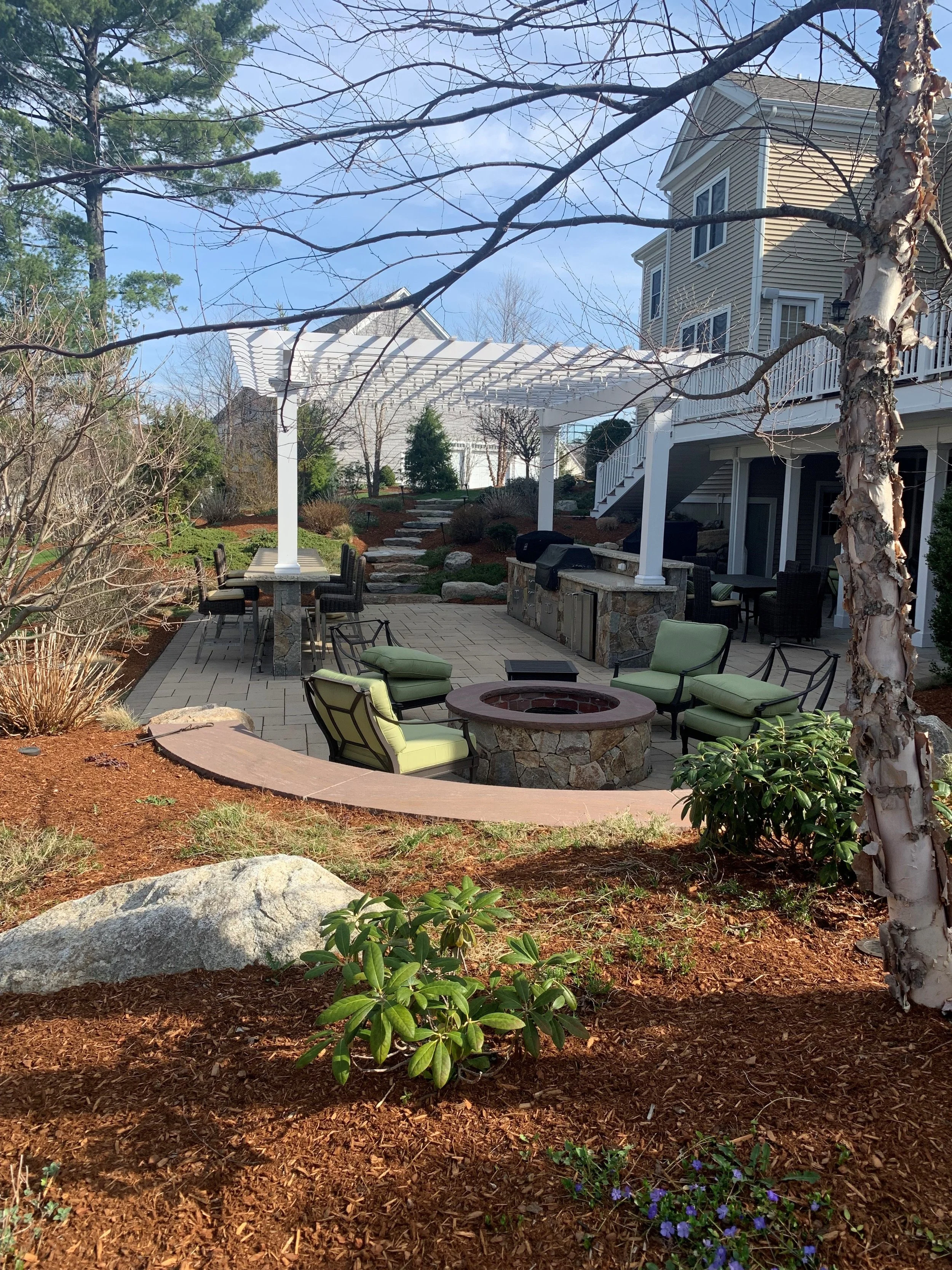 spring clean-up, landscape maintenance, garden preparation, mulch