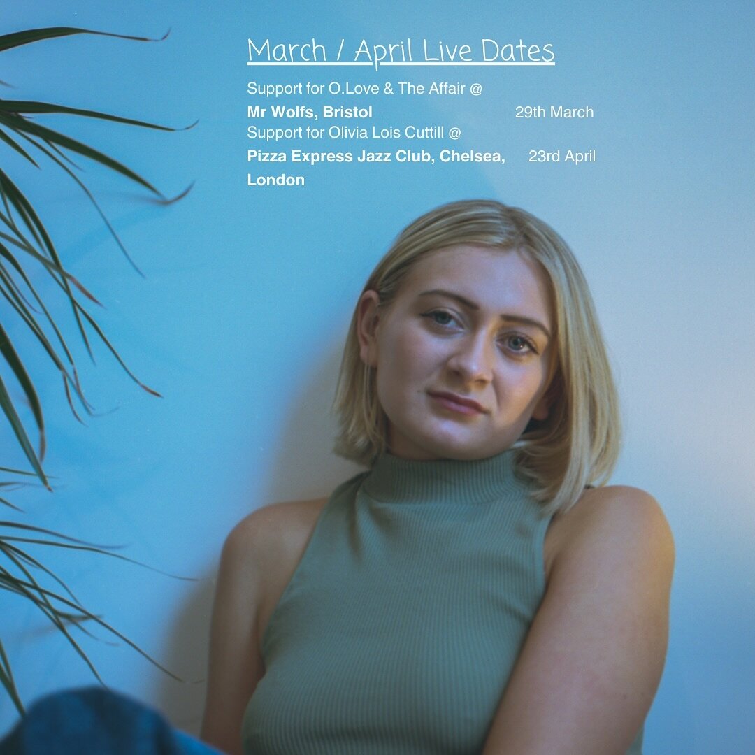 Next Friday ! Bristol ! 
I&rsquo;ll be at @mrwolfsbristol supporting @asianhawk001 @olovesaffair 🩶🐉 Tix in my bio !
Also so excited to be supporting @oliviacuttill @ The Pheasantry @pizzaexpresslive on 23rd April hosted by @solive_sessions Tickets 