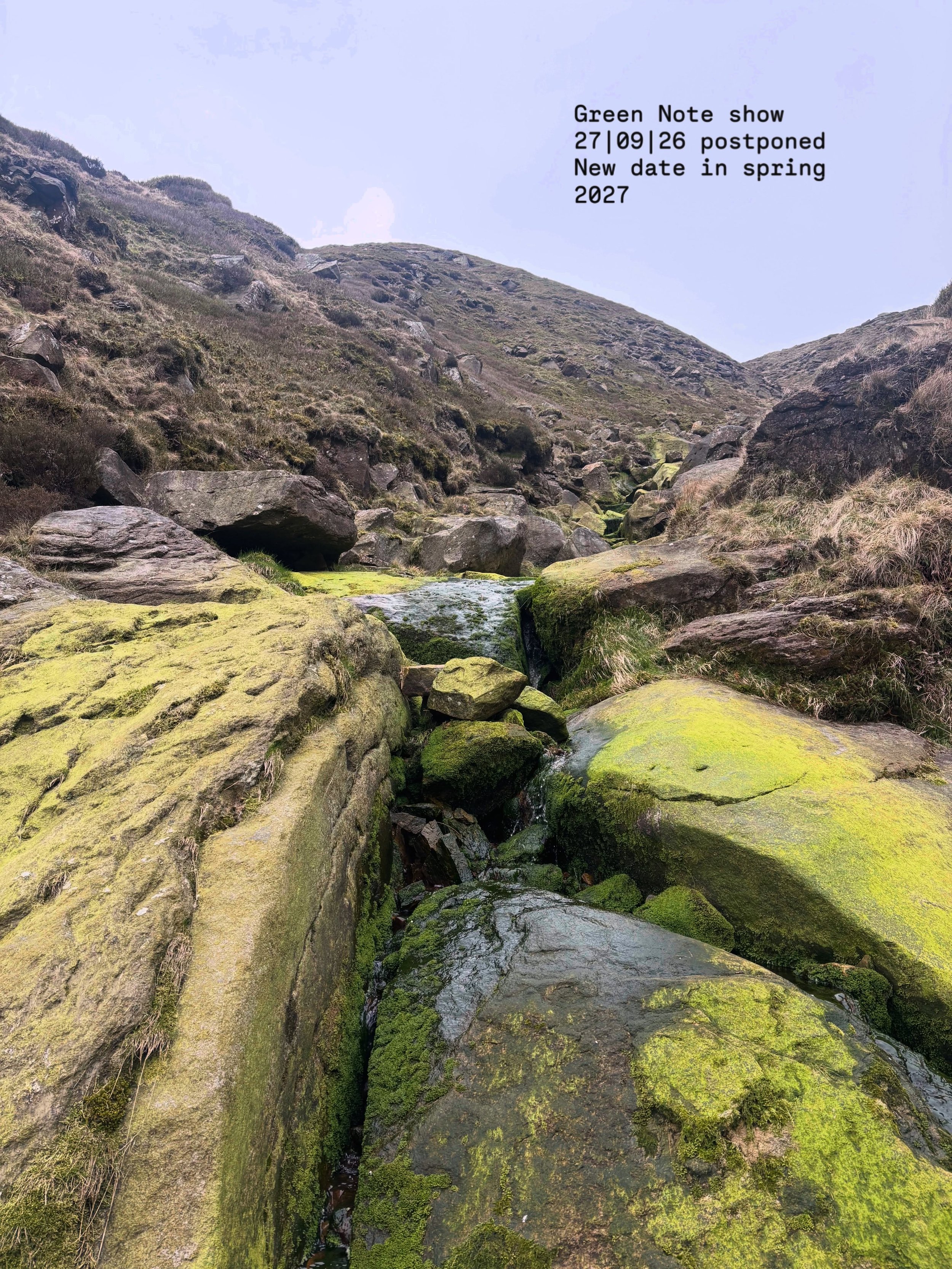 Hello. Due to some ongoing health issues, I am sadly going to have to postpone the upcoming show at Green Note 27th Sept. If you&rsquo;ve bought a ticket already, the venue will be in touch to refund. Taking it easy for the time being. Lots of listen