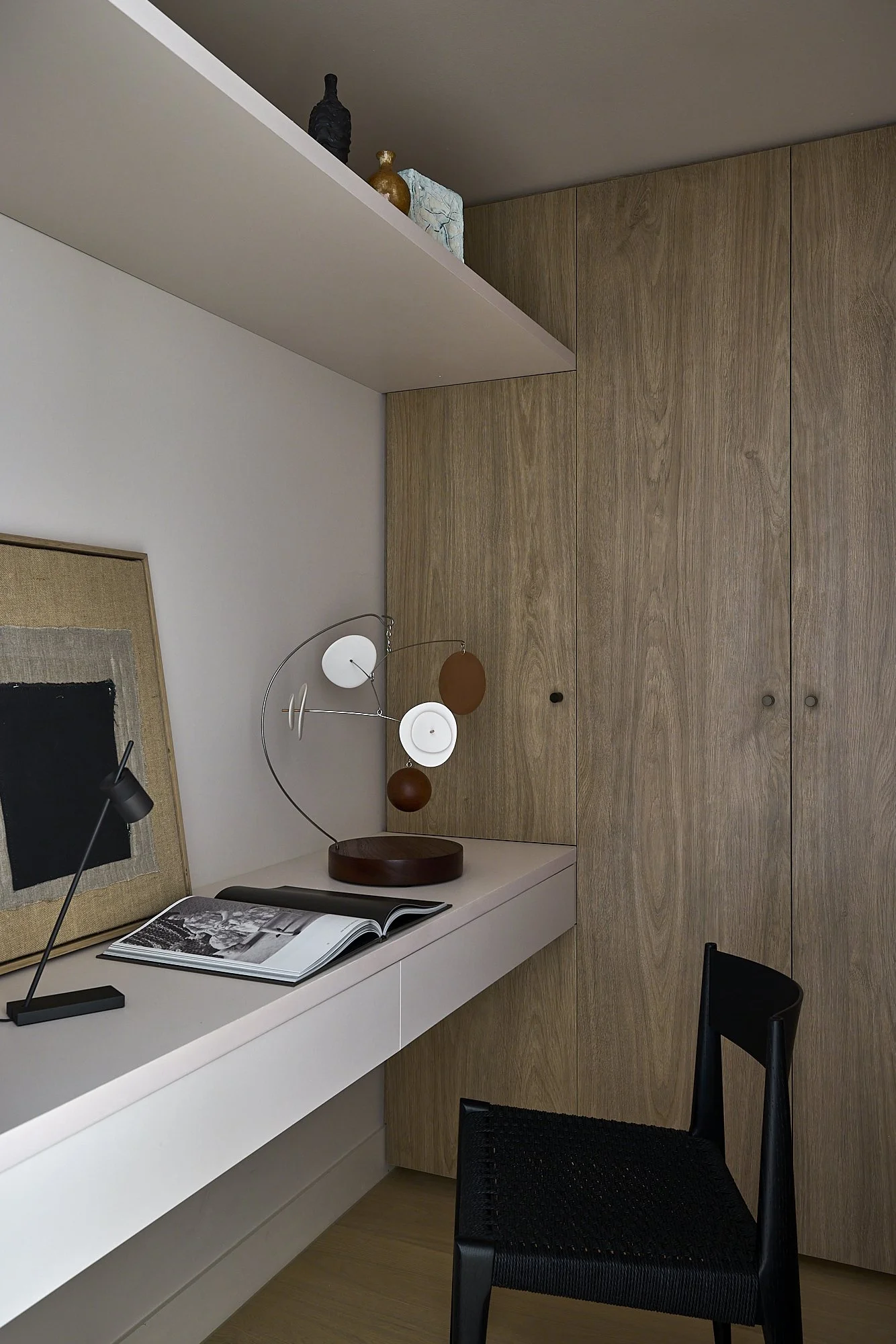 24 Built in study joinery within a heritage terrace renovation in Balmain, Sydney.