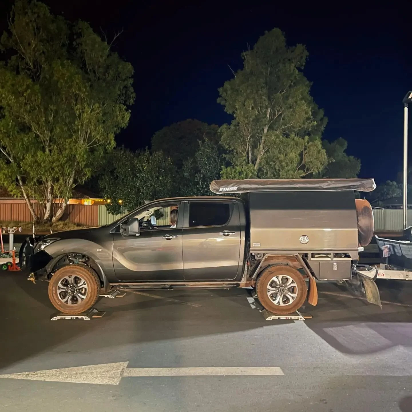 Yes we can do evening appointments to ensure everyone can be weighed! 

2020 Mazda BT-50 &amp; 2020 Legend Trackline 20'

The BT-50 was under its front axle and GVM however over its rear axle and GCM. It was perfectly balanced side to side. 

The car