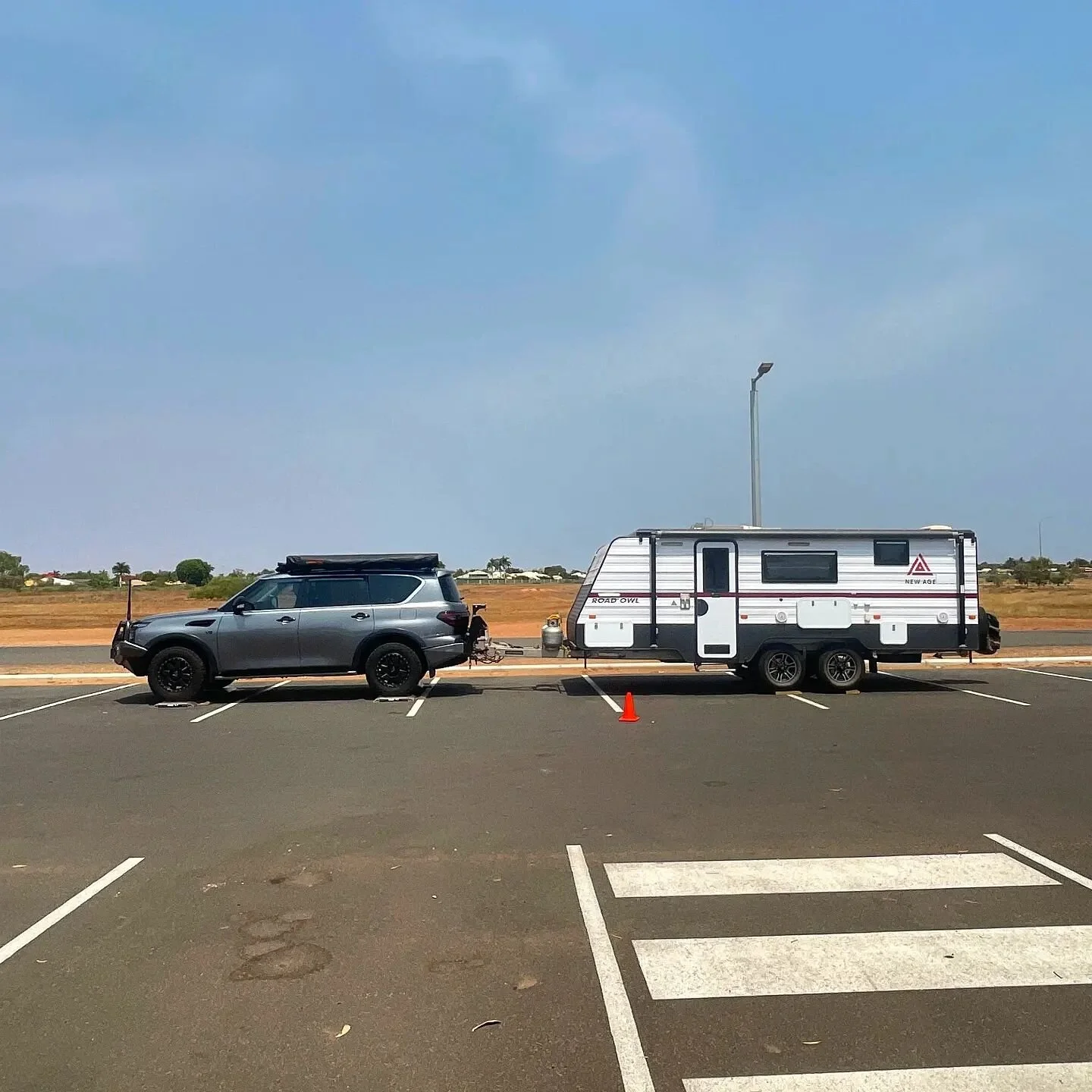 2020 Nissan Patrol Y62 and New Age Road Owl 18ft.

The Nissan is new to our clients and they bought with all the bells and whistles already done! What a beauty it is!! They were worried it would be heavy so wanted to get it weighed in case they need 