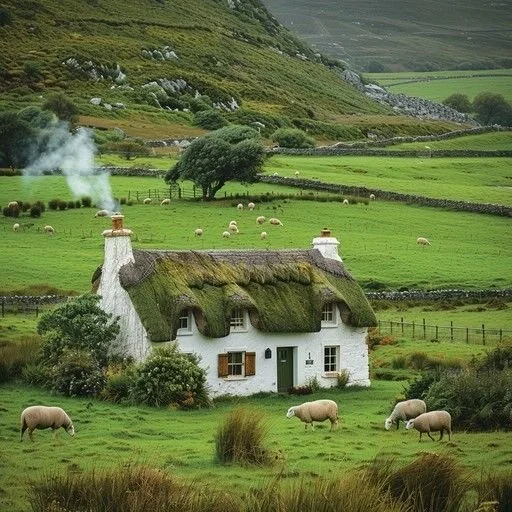 Traditional Irish Cottages and the Rural Landscapes of Ireland