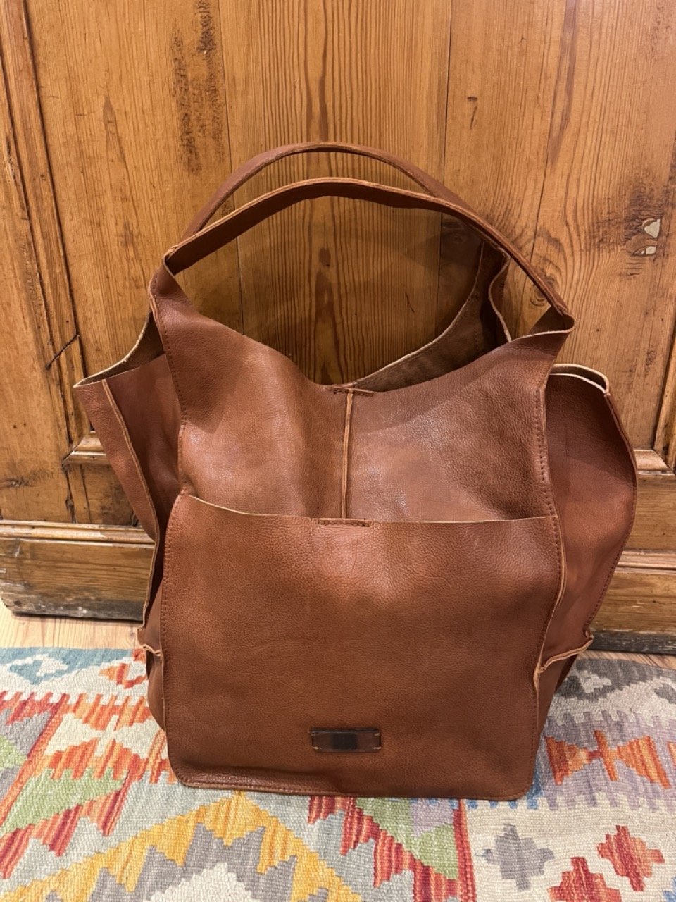 Grand Sac Cabas Bolso Homer Cuero - Biba