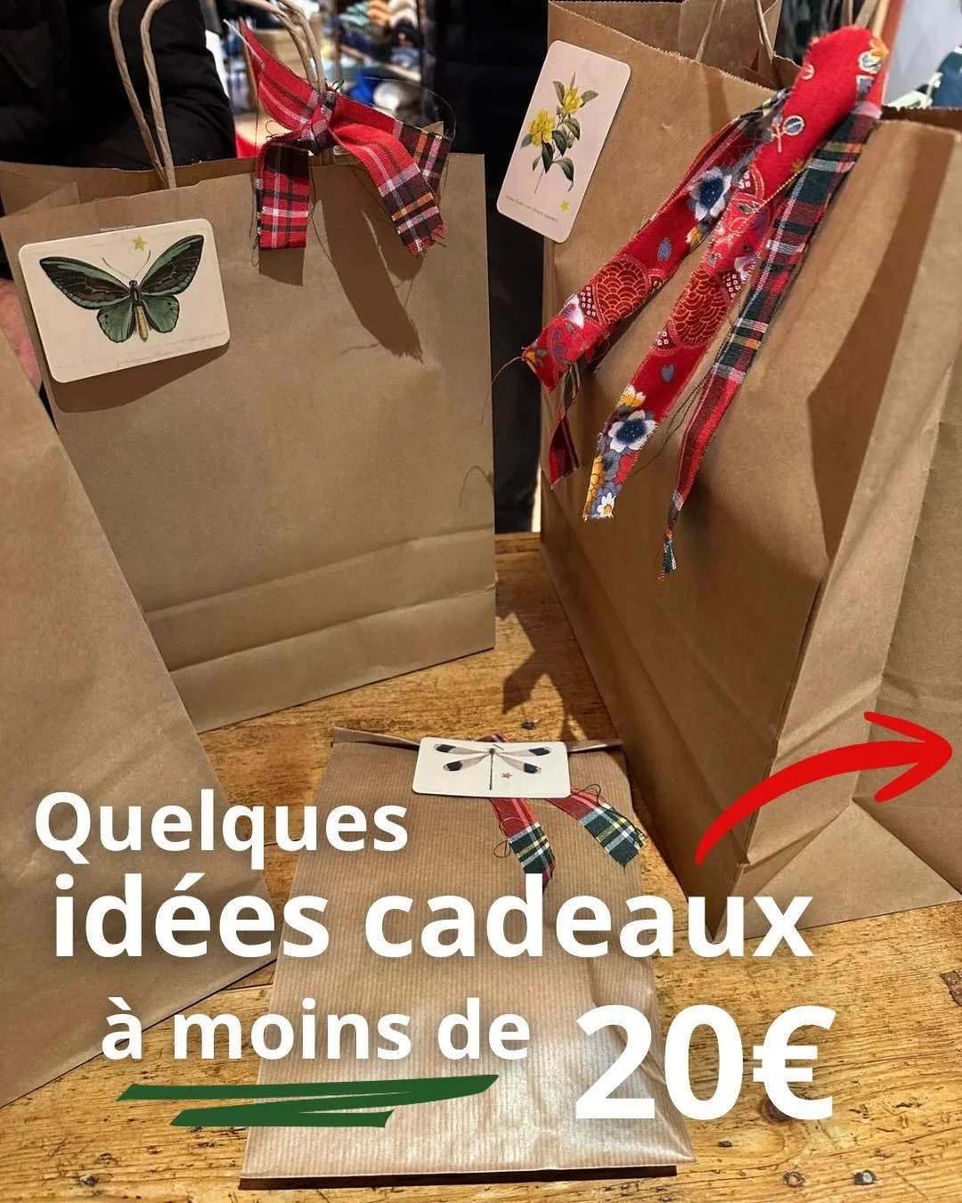 Voici notre s&eacute;lection id&eacute;es cadeaux &agrave; moins de 20&euro;🎄
Venez d&eacute;couvrir en boutique d&rsquo;autres id&eacute;es 🎁