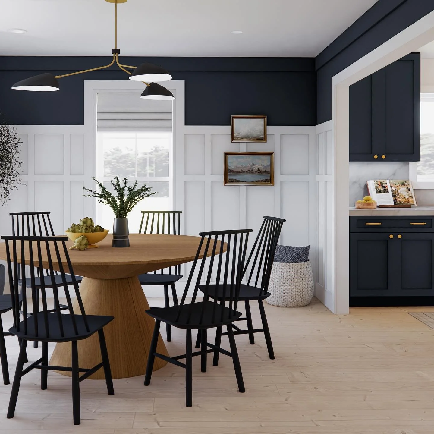 Say goodbye to outdated wallpaper and hello to a fresh new look. We&rsquo;re breaking down walls to enhance functionality in both the kitchen and dining area. Stay tuned for more captivating interior makeover photos! 🏡✨ #homedesign #diningroom #mode