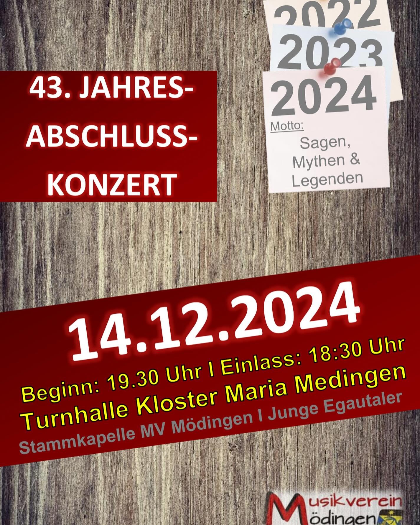 ‼️SAVE THE DATE‼️

Wir w&uuml;rden uns freuen, euch am 14.12. zu unserem Konzert, unter dem Motto &bdquo;Sagen, Mythen und Legenden&ldquo;, begr&uuml;&szlig;en zu k&ouml;nnen.

#blasmusik #blasorchester #musikverein #weihnachtskonzert #asm #allg&auml