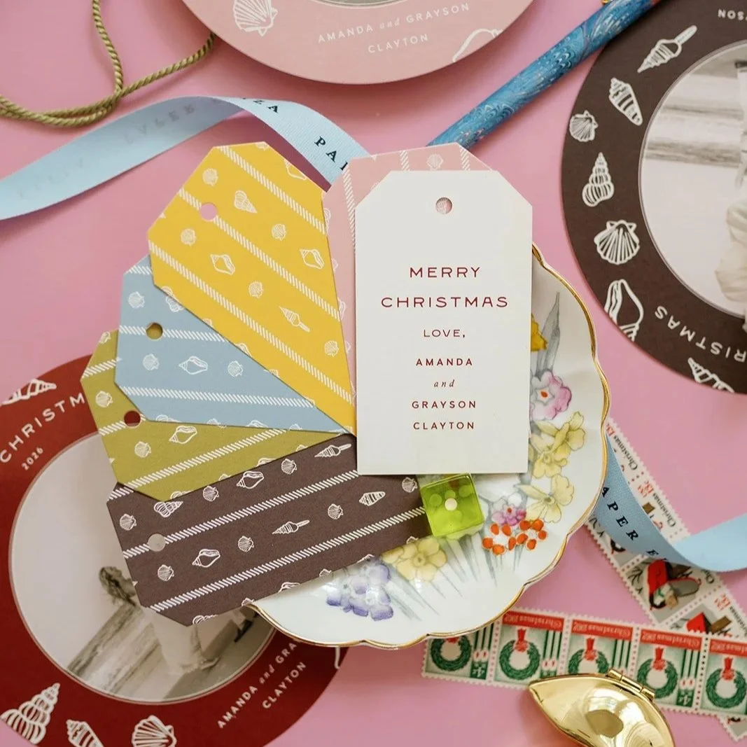2026 | Shell Circle Gift Tags