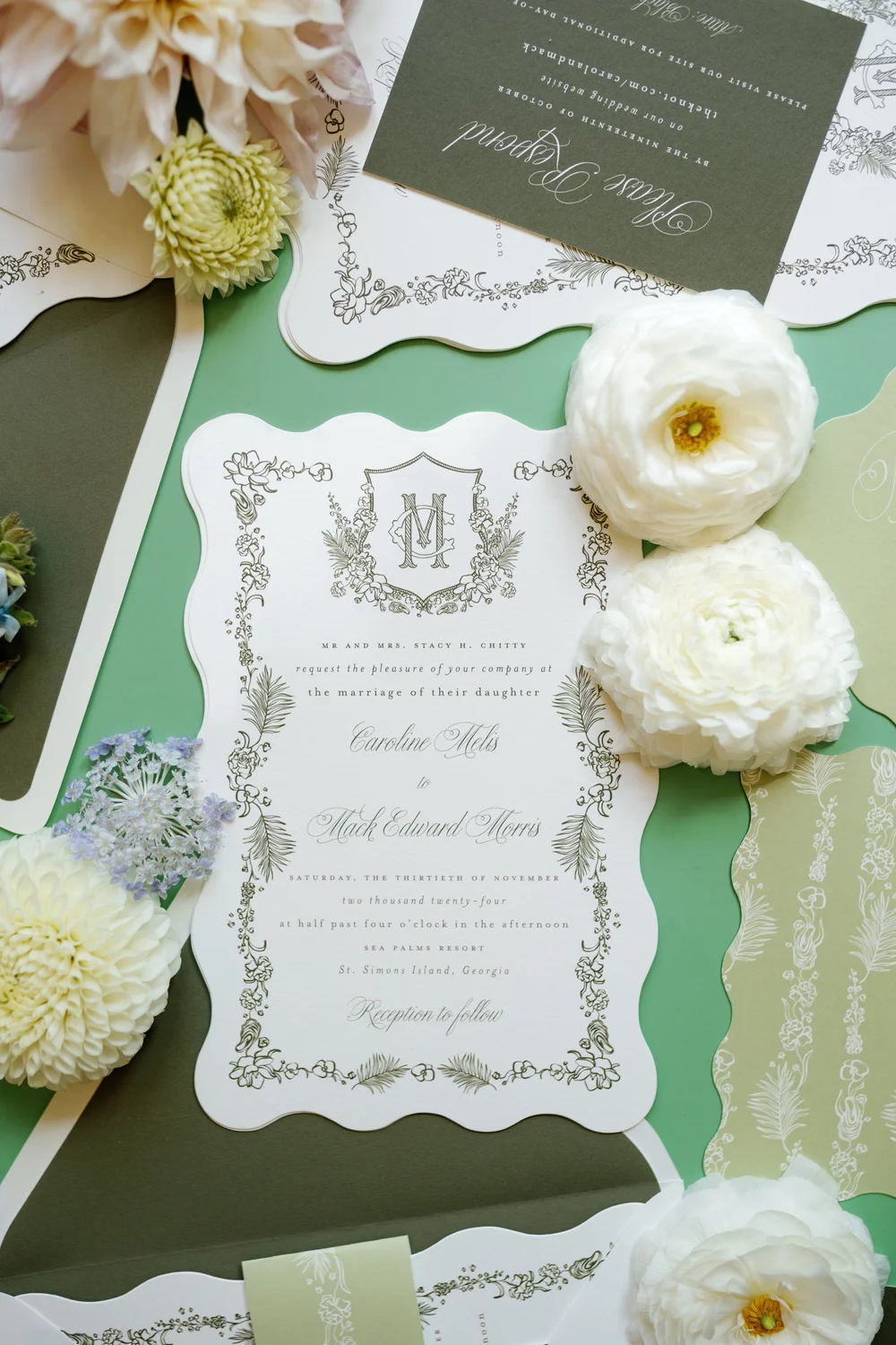 Custom Wedding Invitation — Paper Eliza, image size:1000x1500