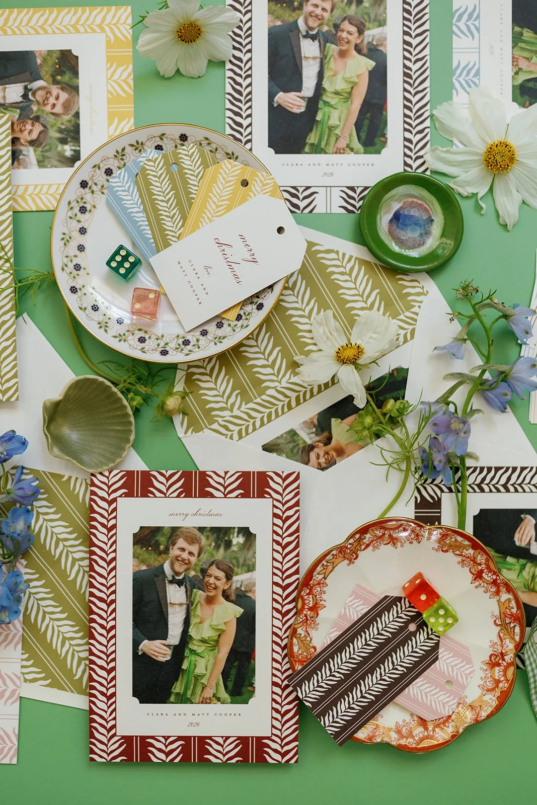 2026 | Ivy Patterned Christmas Cards