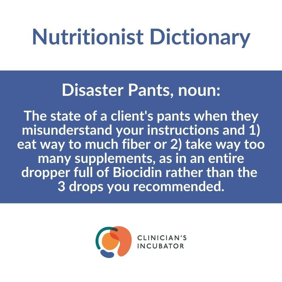 The struggle is real.

Thanks to CNS Supervisor Tessa O'Toole for bringing the term &quot;disaster pants&quot; to our attention. It truly covers so much.