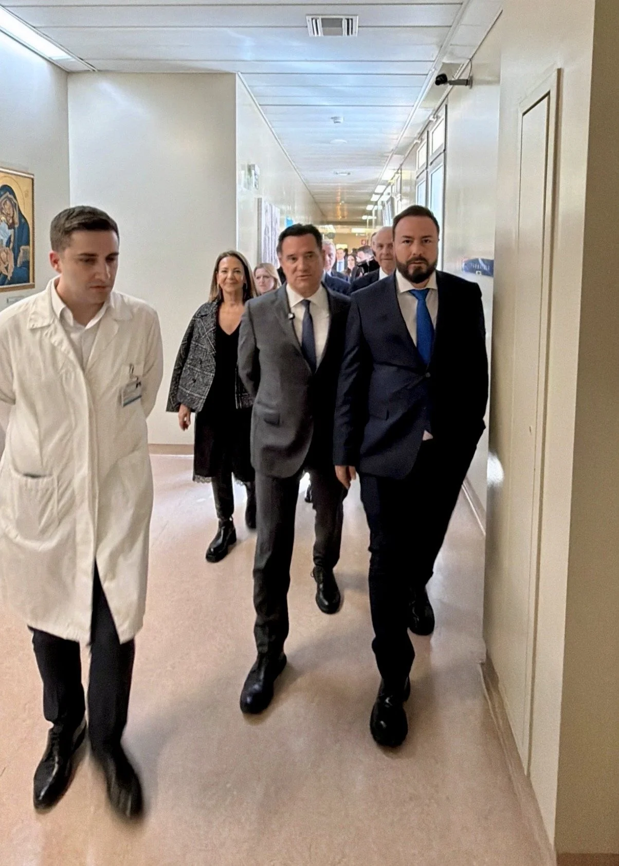 Άδωνις Γεωργιάδης – Απόστολος Ανθόπουλος
Στα εγκαίνια της νέας Ογκολογικής Μονάδας Βραχείας Νοσηλείας του Νοσοκομείου Παπαγεωργίου.