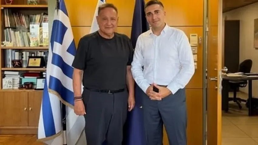 Με τον Στέλιο Αγγελούδη συναντήθηκε ο Απόστολος Ανθόπουλος