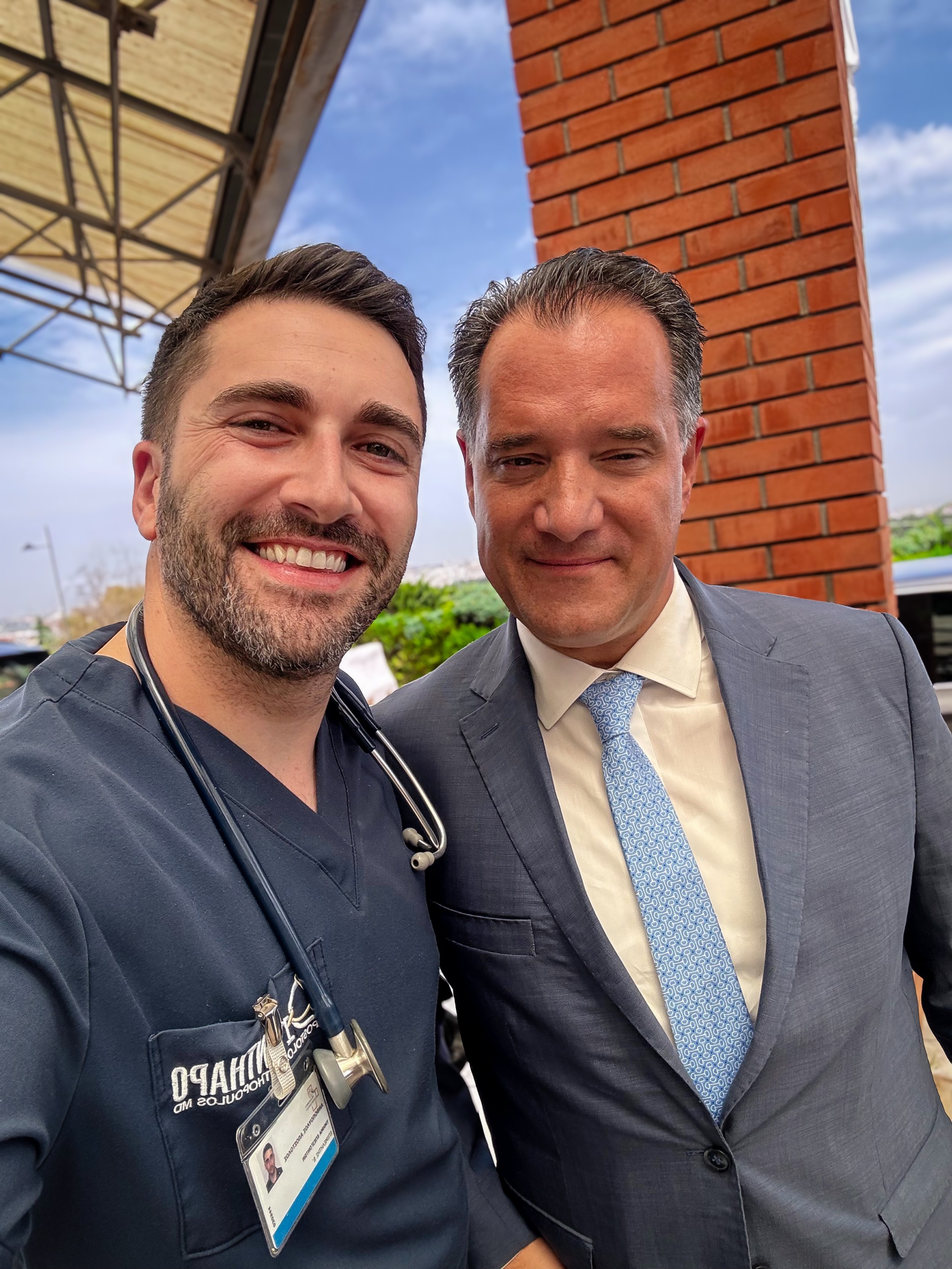 Απόστολος Ανθόπουλος με κ. Άδωνι Γεωργιάδη, Υπουργό Υγείας