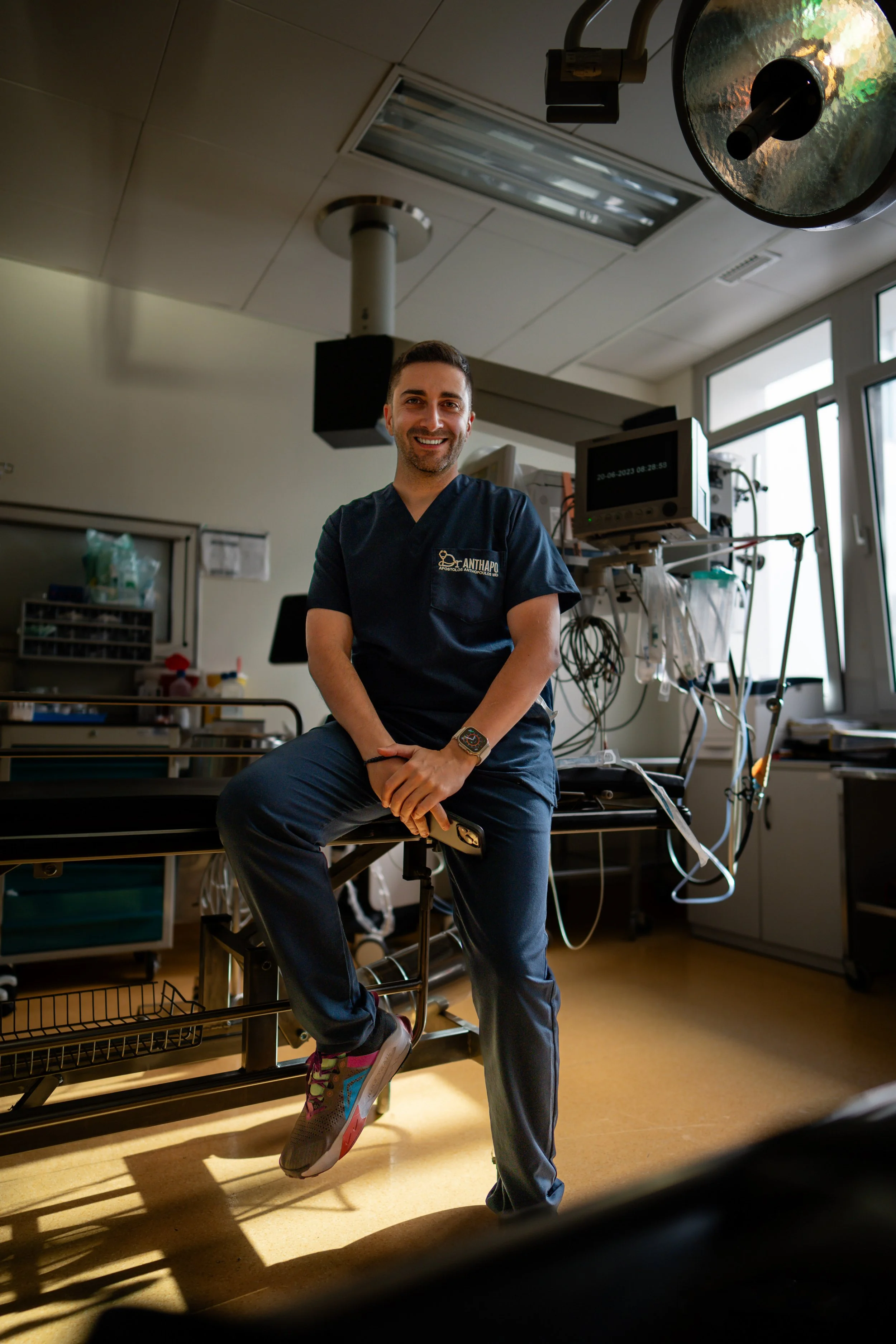 Ανθόπουλος Απόστολος στην αίθουσα αναζωογόνησης