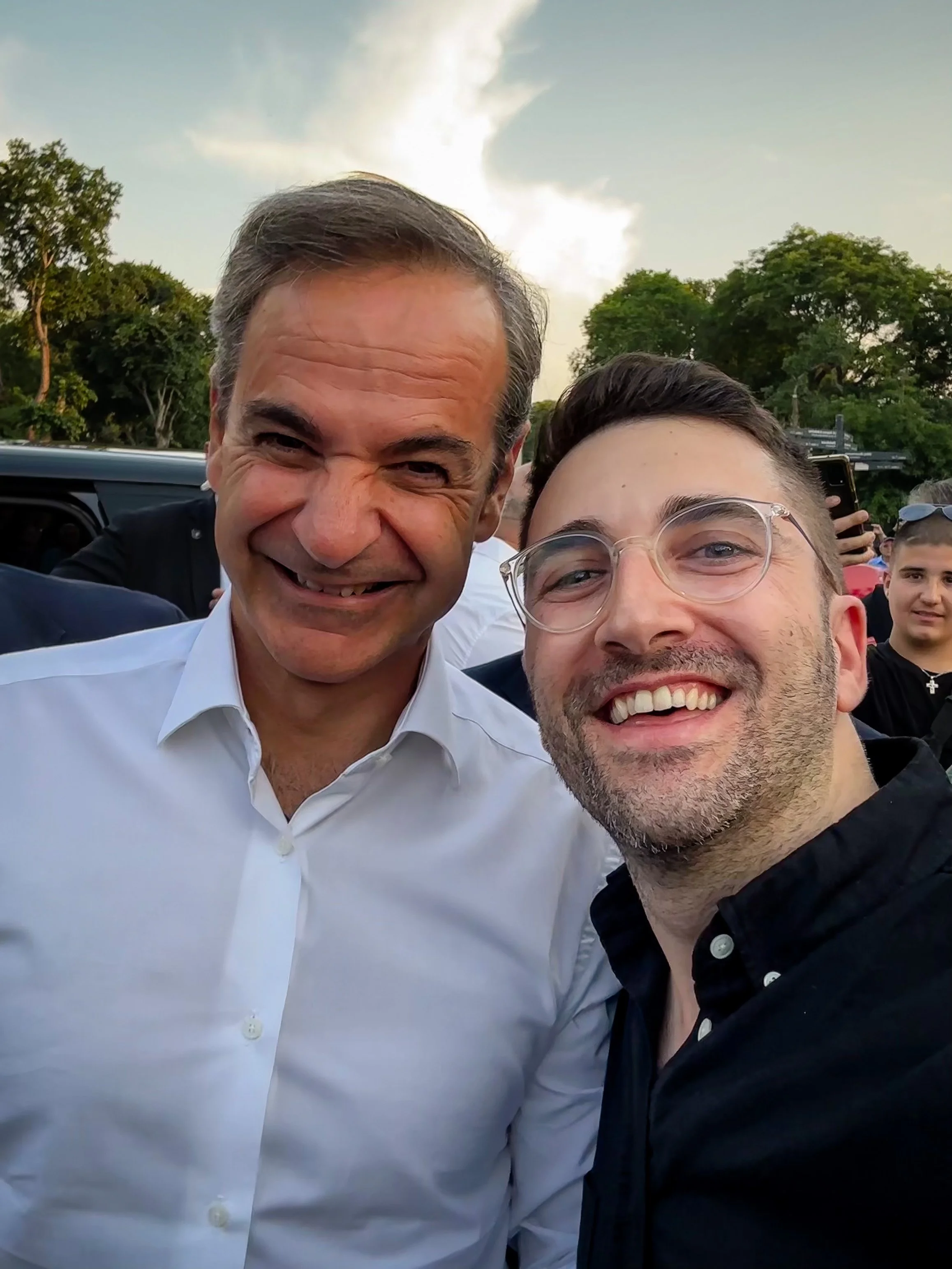 Απόστολος Ανθόπουλος με τον πρωθυπουργό της Ελλάδας κ. Κυριάκο Μητσοτάκη