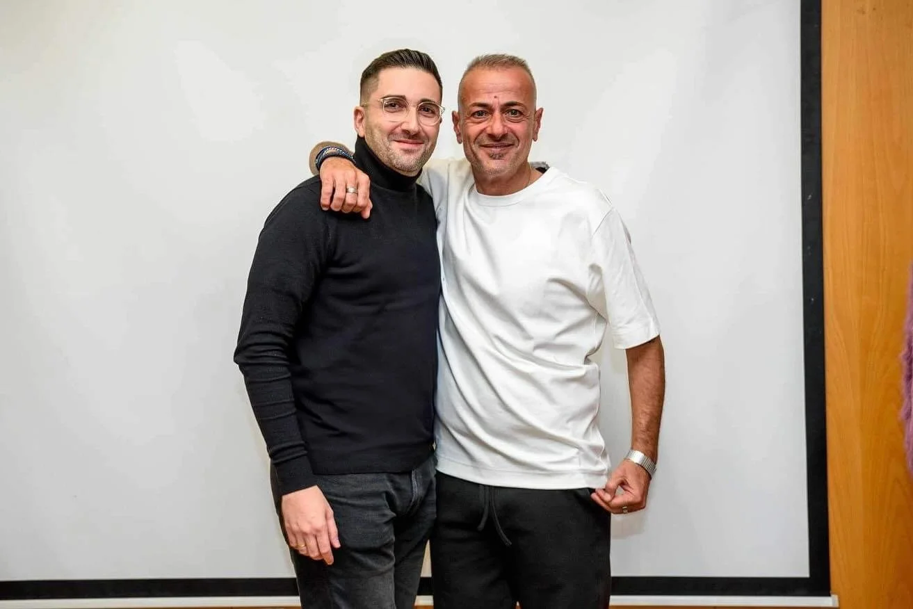 Απόστολος Ανθόπουλος με Στρατή Λημνιό