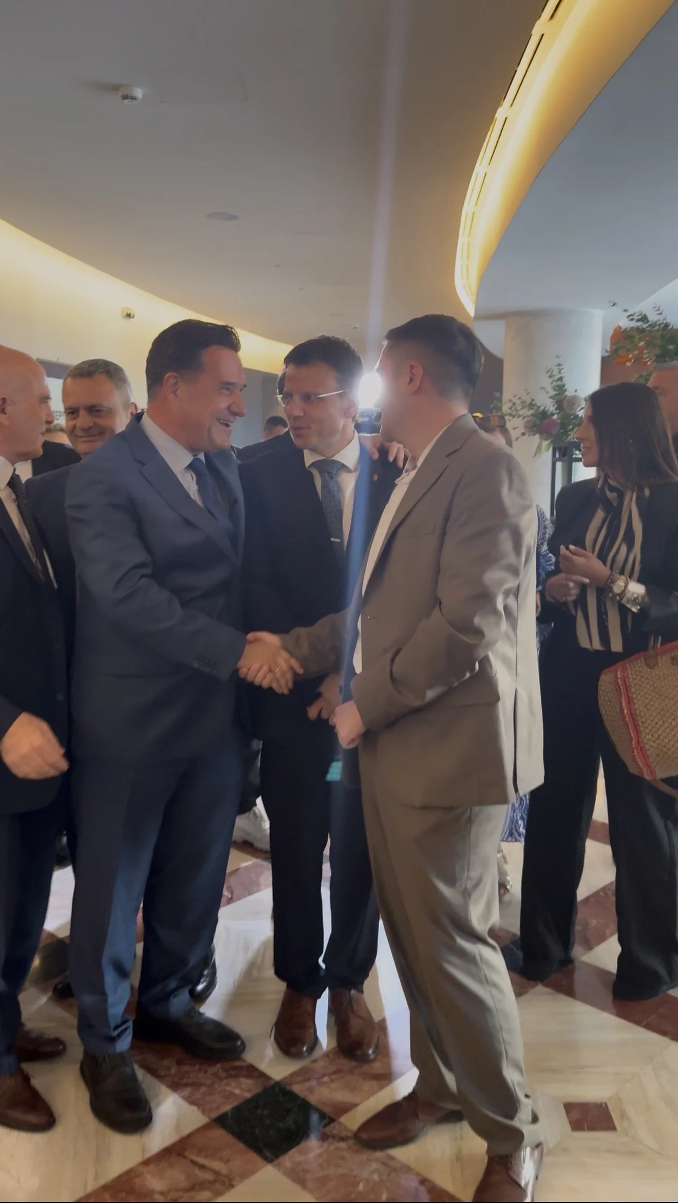 Άδωνις Γεωργιάδης με Απόστολο Ανθόπουλο και Δημήτριο Τσαλικάκη