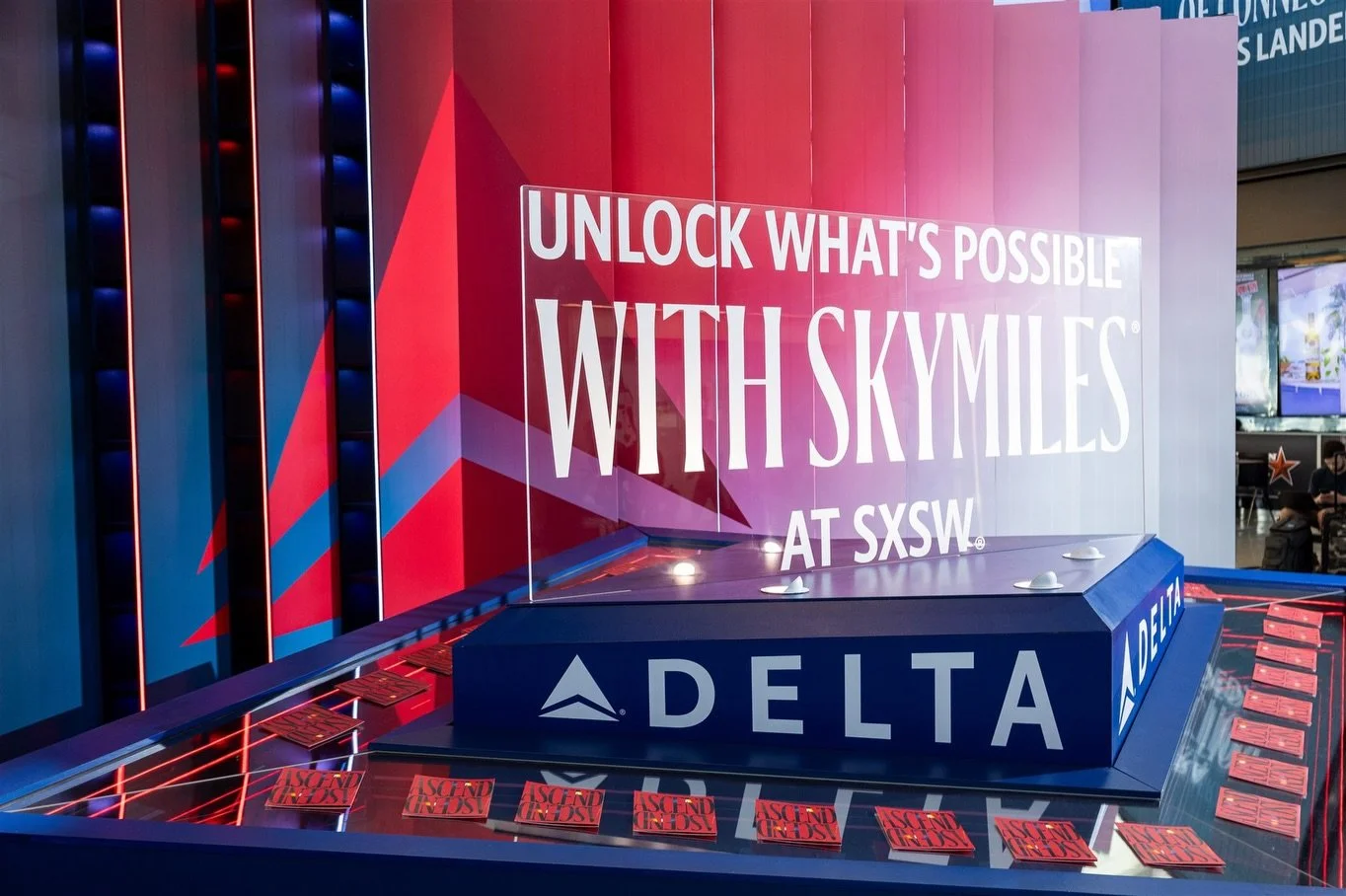 45 days until SXSW 2026 takes Austin by storm ✈️🌵
Reminiscing on the 2024 Delta Lounge + Airport Welcome. An activation designed to make SX feel real the moment you stepped off the plane, carrying that energy all the way to the heart of downtown.

S