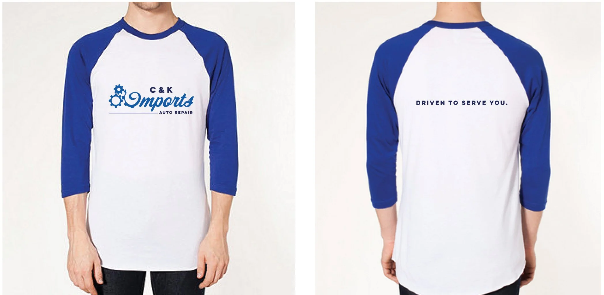 C & K Imports — An auto shop specializing in foreign vehicles and imported car parts.  Christina led the brand discovery phase, art direction, and promotional merchandise.