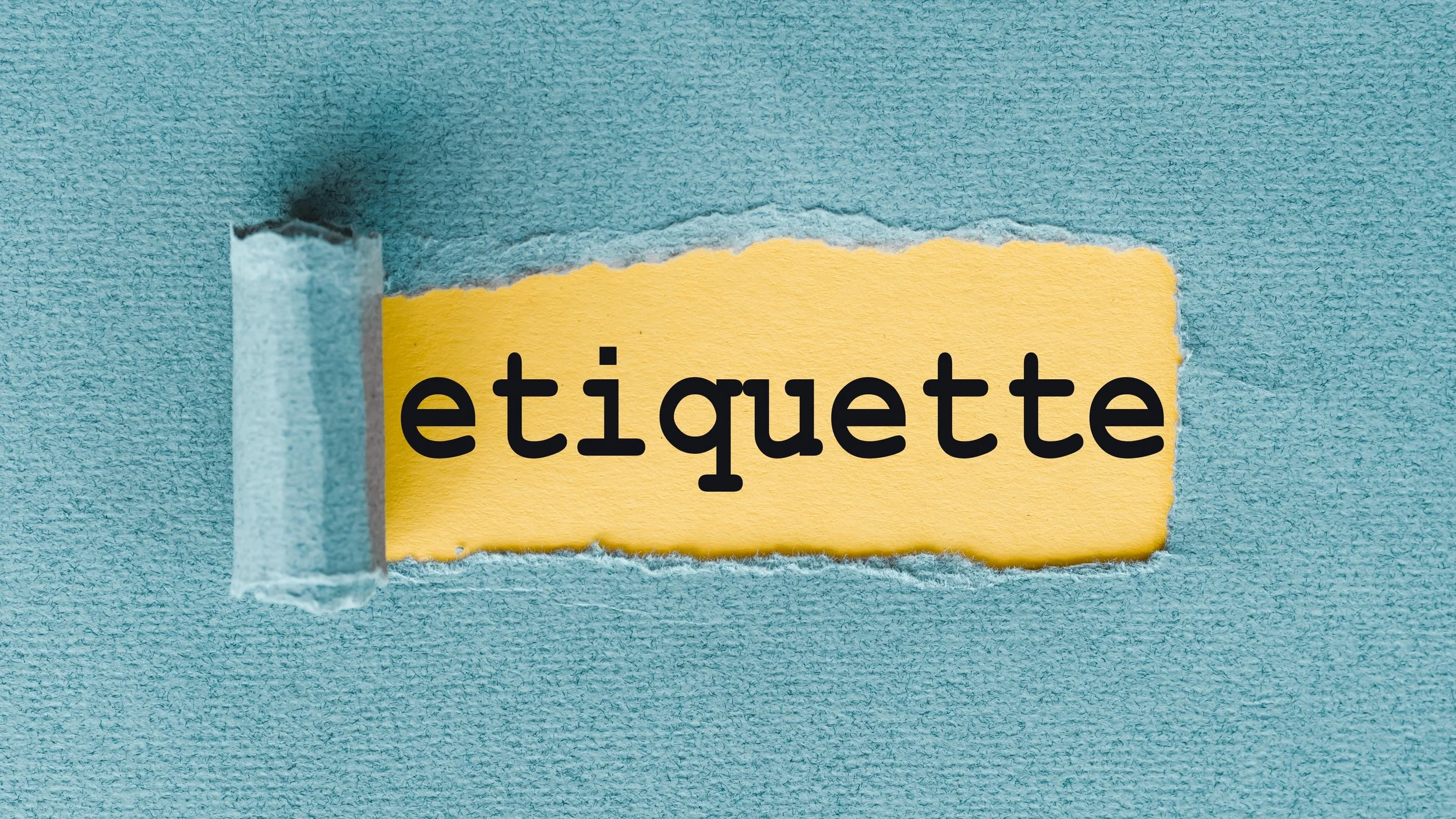 Professional Etiquette Requires Intention, Context &amp; Choice