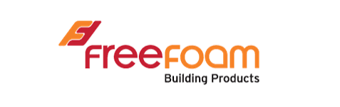 Logo of FreeFoam Building Products with the company name and stylized 'F3' icon.