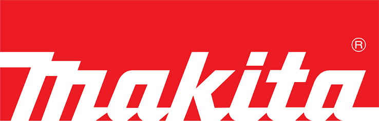 Makita logo with red background and white text