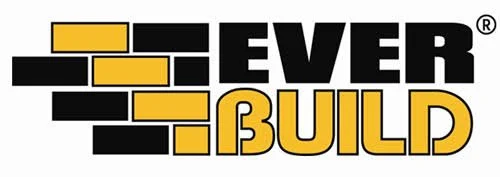 Everbuild logo with black and yellow bricks and bold black and yellow text.