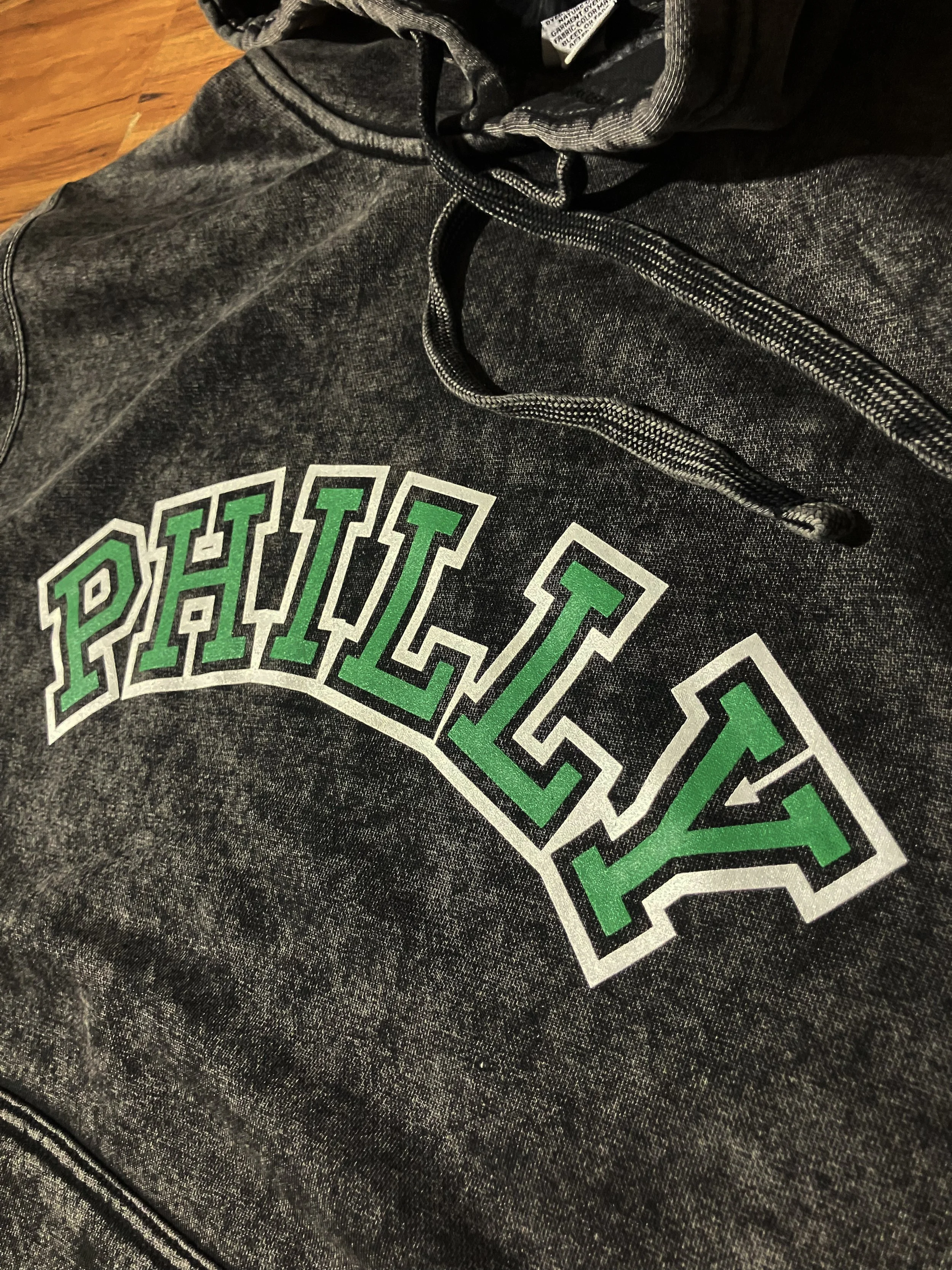 Philly Mineral Wash Hoodie