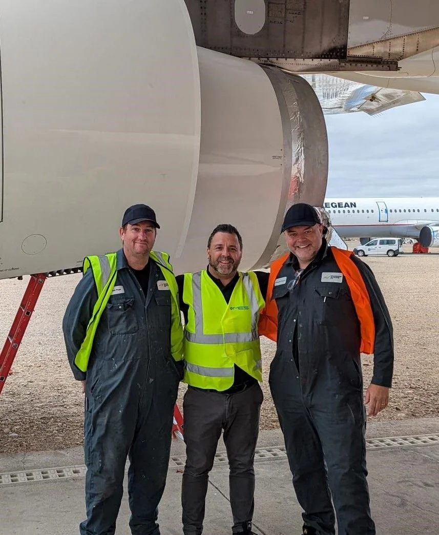 MES works alongside NORDAM onsite