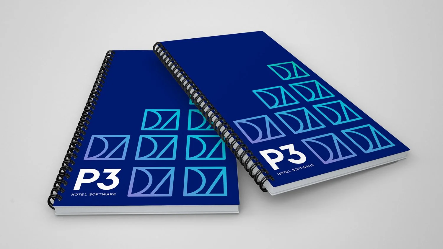 P3 Brand Notebooks Mockup