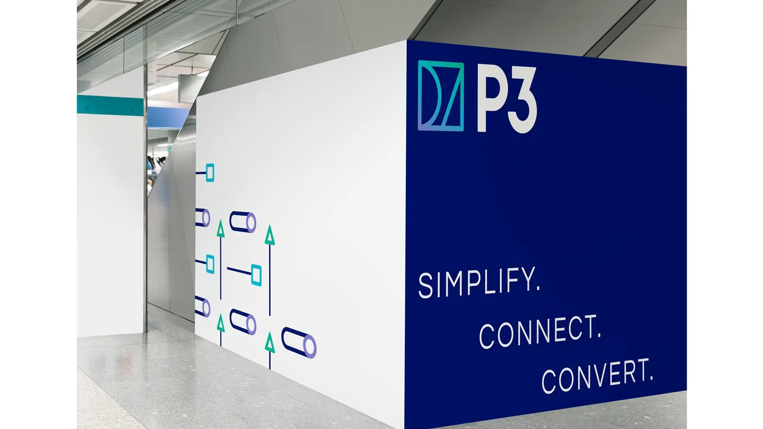 P3 Expo Booth Mockup