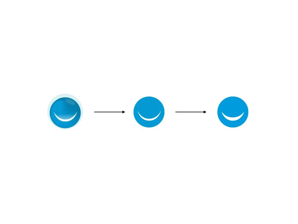 Logo icon redesign process