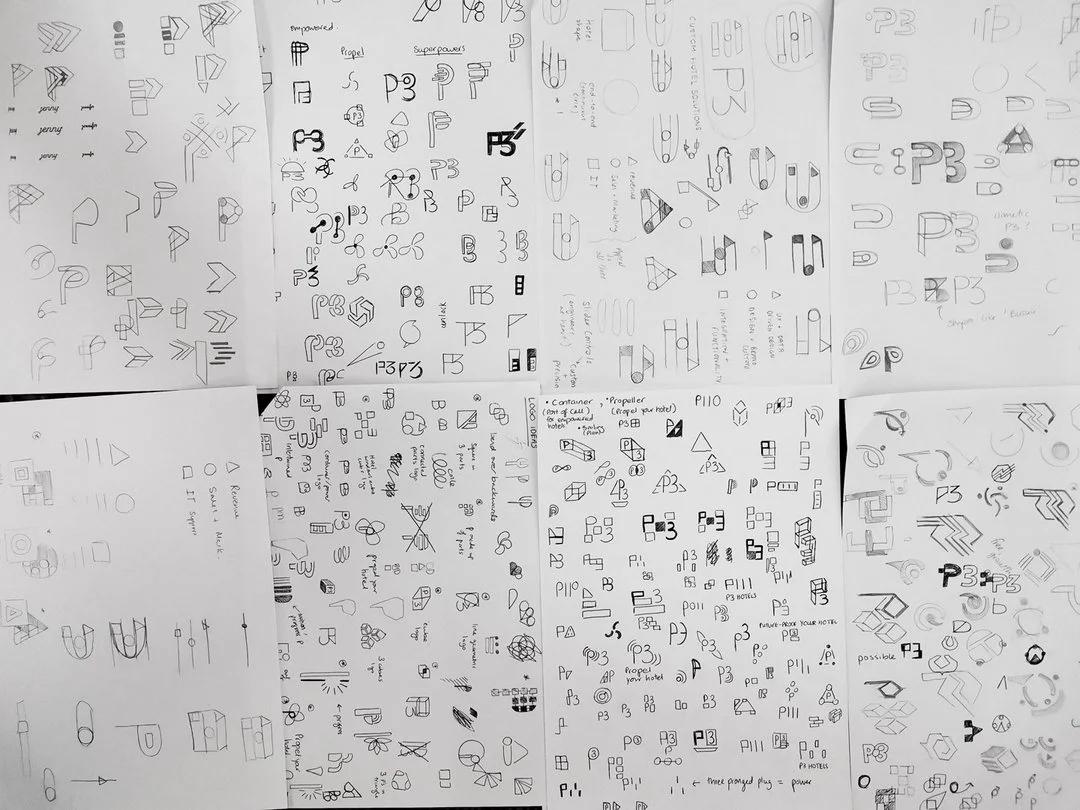 Rough Sketches for Logo Design Ideas