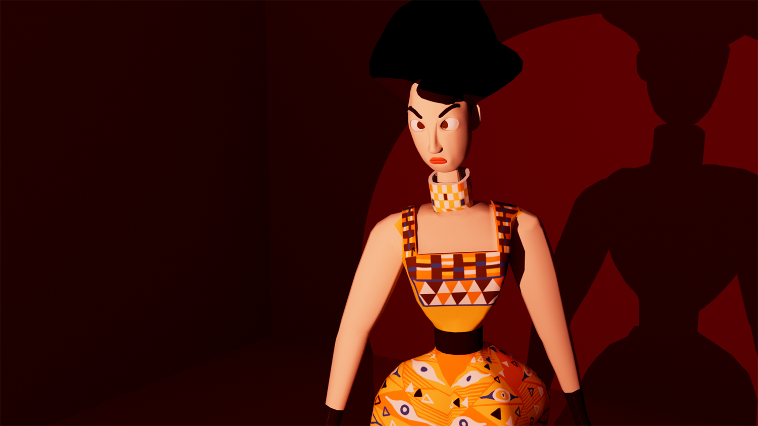 Rendered Frame from Anger Animation